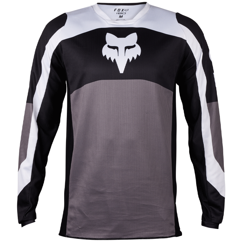 Maillot FOX 180 Nitro noir gris 2024