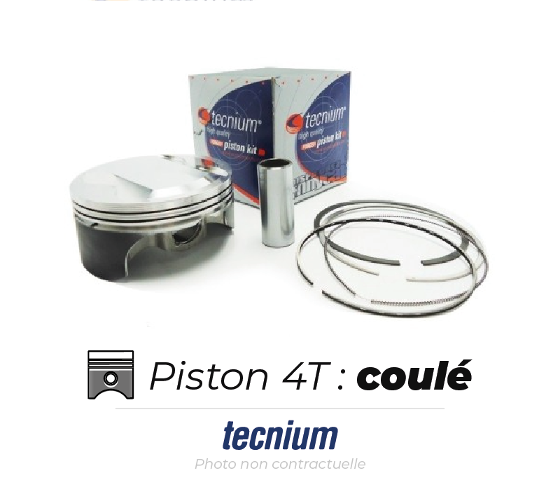 Piston Tecnium coulé ø54.50mm Tecnium yamaha ybr 125 - scorpa ty125s-f –  oxmoto